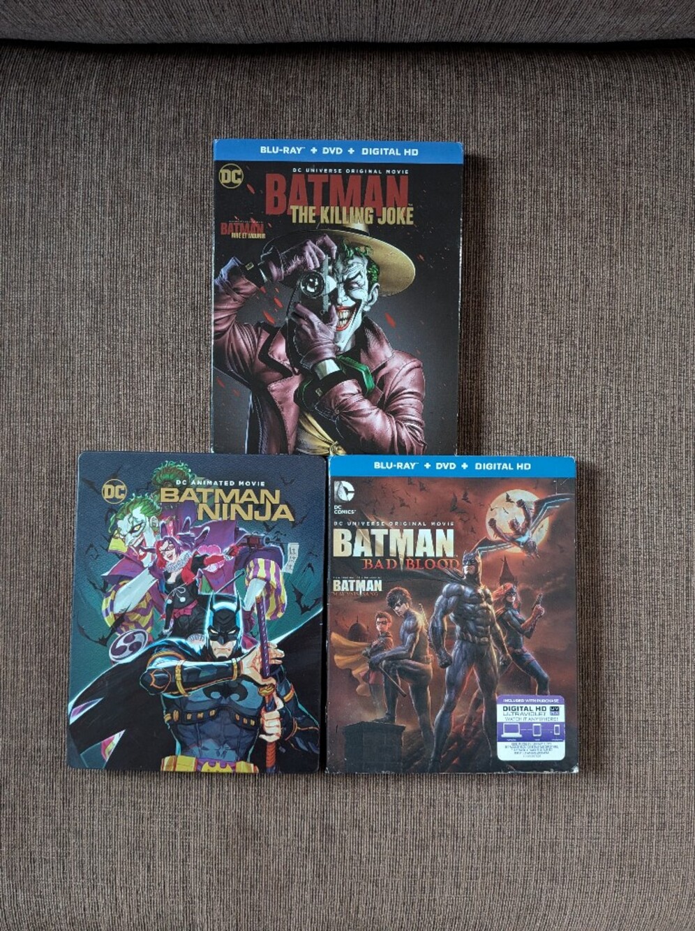 Batman Animated Movies - BluRay Lot
